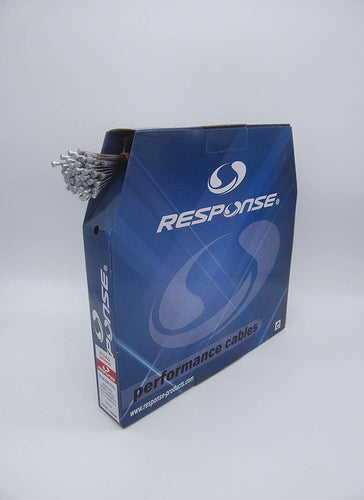RESPONSE Stainless Steel Brake Cable 1.5x1820mm with Pear nipple - 100 dispenser box
