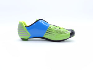 SideBike Pro Road Bike Cycling Men's shoe with carbon sole in Green