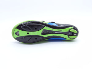 SideBike Pro Road Bike Cycling Men's shoe with carbon sole in Green