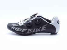 Load image into Gallery viewer, SideBike Pro Road Bike Cycling Men&#39;s shoe with carbon sole in Black
