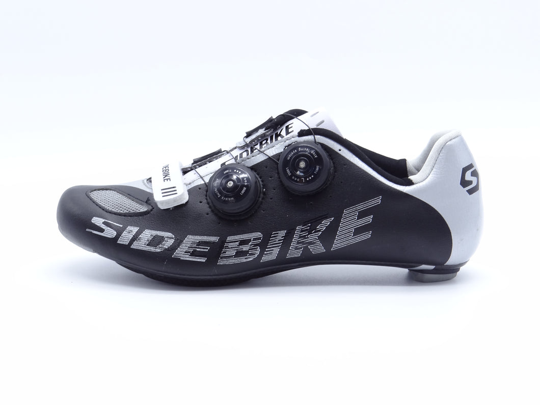 SideBike Pro Road Bike Cycling Men's shoe with carbon sole in Black
