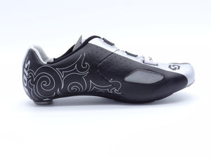 SideBike Pro Road Bike Cycling Men's shoe with carbon sole in Black