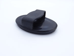 Black Large Rubber Curry Comb