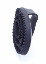 Load image into Gallery viewer, Black Large Rubber Curry Comb