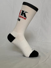 Load image into Gallery viewer, QiK Performanace Cycling and Sports Socks 6&quot; - Black &amp; White