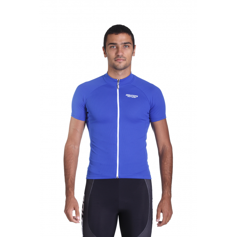 Classic Cycling Jersey Blue
